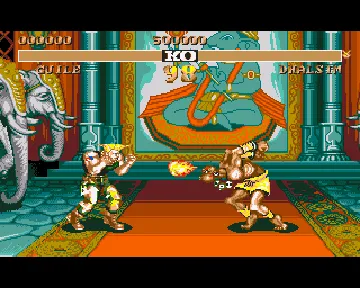 Street Fighter II - The World Warrior_Disk1 screen shot game playing